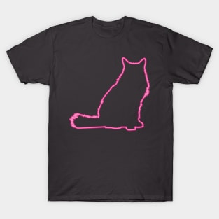 80s Retro Neon Sign Birman T-Shirt